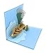 PopLife® Fishing Trip 3D Pop Up Father’s Day Card - Happy Anniversary, Boat Gift, Birthday, Retirement Card - for Boaters, Husband, Dad, Son, Brother, Boss, Friend, Grandpa