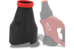 Short Nozzle – Compatible with Milwaukee 3017-20 M18 Blower – Compact PETG-CF Attachment for Detailing & Snow – by MMD Studio