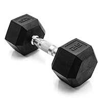 CAP Barbell Coated Hex Dumbbell Weight - Single | 10-120 lbs | Multiple Options