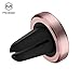 NEW 2017 Magnetic Car Mount Air Vent Phone Holder 360° Rotation Strong Aluminium Universal For Smartphones and Mini Tablets by MCDODO (Rose Gold)