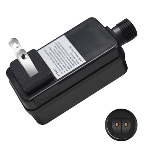 Photo 1 of 12V 1A Class 2 Power Supply, LED Transformer Replacement, Outdoor Low Voltage Power Adapter, Yard Inflatable Adapter, Plug for String Light, Rope Lights (One Pack)
