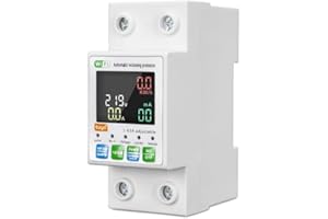 WiFi Intelligent Circuit Breaker Energy Meter with LCD Display Auto-Reclosing Protector APP Remote Control Over Under Voltage