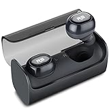 Wireless Earbuds, Bluetooth Earphone Dual V4.1 Bluetooth Headphones Built-in Mic with Charging Case 12 Hours Stereo Music Time Earphone for iPhone 7 Plus Samsung HTC and most Android Phones