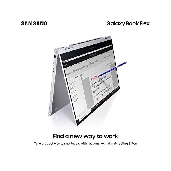 Samsung Galaxy Book Flex 13.3 Inch 8 GB Intel Core i5-1035G4 Processor Laptop - Royal Silver (UK Version) - Image 3