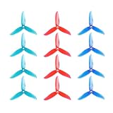 DALPROP T5045C Cyclone Tri-Blade Propeller 5 Inch CW/CCW 5045 Prop for FPV Racing Quadcopter Frame Kit Like iFlight iX5 200mm (Total 12pc=3sets)