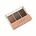 Tonsee Makeup 3 Colors Eyebrow Powder Concealer Palette With Mirror Eyebrow Brush (B)