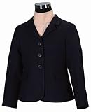 TuffRider Girl's Extra Starter Show Coat, Navy, 14