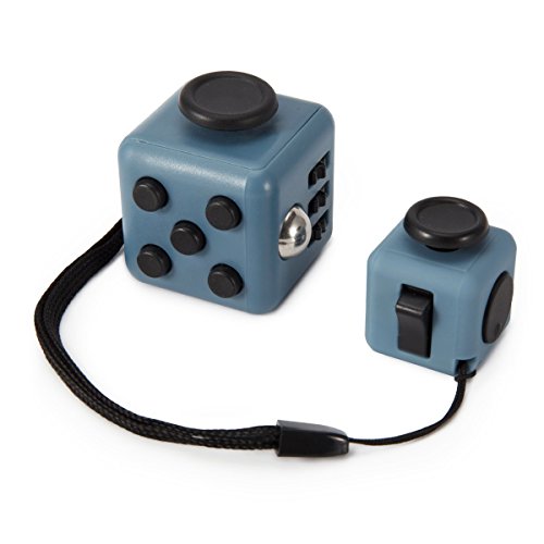 VHEM Fidget Cube Relieves Stress and Anxiety Attention Toy (3.3cm for Adults 2.2cm for Children), Set of 2