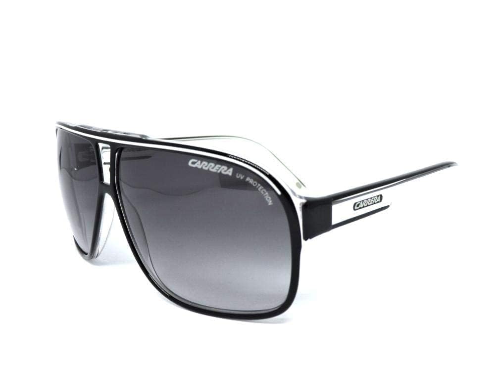 Carrera GRAND PRIX 2 BLACK WHITE/DARK GREY SHADED 64/9/130 Herrenbrillen Sonnenbrillen 7