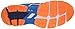 ASICS Men's GT 1000 4 Running Shoe, Electric Blue/Silver/Flash Orange, 9.5 M US