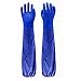Insulated & Waterproof PVC Coated Glove with Cotton liner, Heavy Duty Latex Gloves, Resist Acid, Alkali and Oil,Fishery, Machinery, Chemical industry-26”