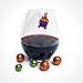 Simply Charmed Halloween Wine Charms Set of 12 Magnetic Drink Markers & Tags for Stemless Glasses, Beer Mugs, Champagne Flutes and More
