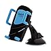 Car Mount, Gaoye Car Accessories Windshied Mount Universal Adjustable Car Cradle Strong Suction Cup Phone Holder for iPhone Samsung HTC Moto Sony Smartphones Gps Holder (Blue)