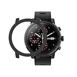 Amazfit Stratos Cover SIKAI Shockproof Anti-Scratch Protective Bumper Case For Huami Amazfit Stratos Smart Watch Lightweight Skin For Amazfit Stratos (Black)