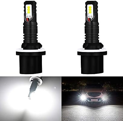 Amazon Com Katur 880 892 893 899 Led Fog Light Bulb Extremely Bright 1600 Lumens Max 80w High Power Csp Chips 6500k Xenon White Replace For Fog Light Or Daytime Running Light Drl Automotive