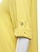JJ Perfection Women's Woven V-Neck 3/4 Sleeve Adjustable High Low Blouse