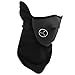 massmall Neoprene Winter Snowboard Ski Half Face Mask Soft Cotton Fleece Neck Ear Warmer Protection Vented Fitted Velcro Adjustable Close Biker Motorcycle Facemask