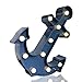 Slook Anchor Marquee Light, Blue Anchor LED Plastic Lamp Light Birthday Party Decoration for Valentina Gift,Kids' Room Decorations Anchor Party Light (Blue Anchor)