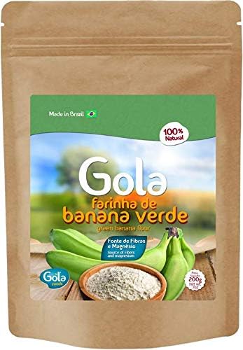 Green Banana Flour (7oz - 200g) - Resealable Bag - High value in Fiber - 100% Natural powder