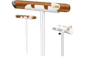 Woltic W Outdoor novelty aluminum alloy Cigar Holder for Golf course Removable Cigar Stand holder for Backyard Outdoor Leisure Hiking Camping Fishing Cigar Accessories