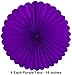 20 pcs Hanging Paper Party Decoration Supplies Kit in Orange, Pink, Purple, Teal, and Glitter Gold-Includes 4 Lanterns, 4 Pom Pom Flowers, 4 Tissue Fans, 4 Honeycombs, and 4 Strings of Dot Garland