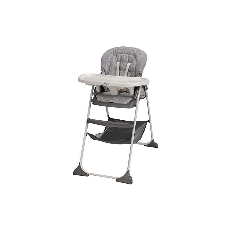 Graco Slim Snacker High Chair, Ultra Compact High Chair, Whisk