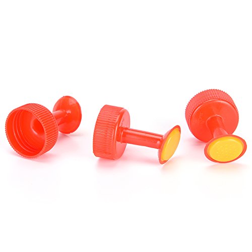 LONG7INES 8Pcs Portable Bottle Cap Sprinkler Watering, 30mm Little Sprinkler Head, Red - Thumbnail 6