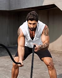 COOFANDY Men 2 Pack Fitness Tank Top Cotton Cutoff