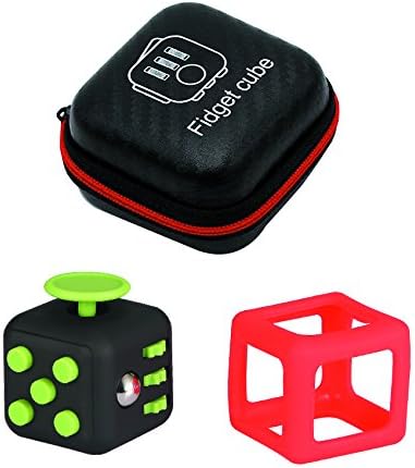 3PCs 1 Fidget cubes + 1 Case + 1 silicon Frame