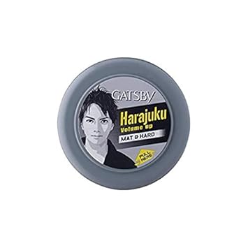 Amazon Com 1 Pc Gatsby Hair Styling Wax Matt Hard 75g Grey