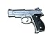 Novelty Pistol Gun Lighter Beretta M92G CQB Shaped Jet Torch Flame Cigar Cigarette Lighter - Silver