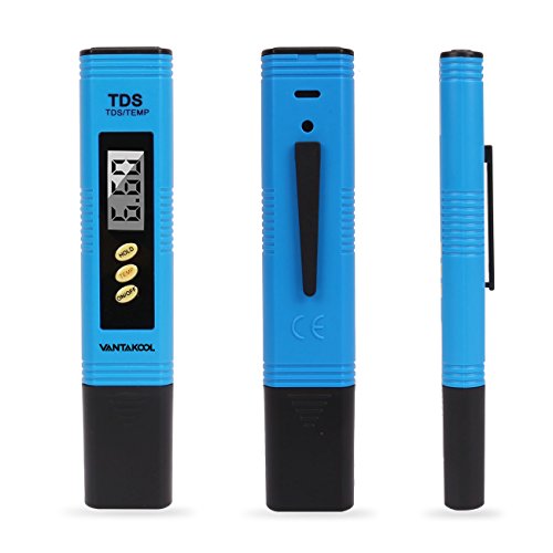 TDS Meter, Pocket Size ±2% High Accuracy TDS Tester for Water Quality, Aquarium, Pool & Hydroponics, Professional 2-in-1 Handel Digital TDS Meter with 0-9990 ppm(New version)