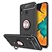 Elegant Choise Galaxy A20 Case, Galaxy A30 Case, Hybrid Ultra Thin Rotating Ring Holder Kickstand Shockproof Anti-Scratch Rugged Bumper Armor Drop Protective Case for Samsung Galaxy A30 (Rose Gold)