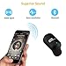 Bcway Bluetooth Headphones, V4.1 Mini Wireless Earbuds with Mic Invisible Car Headset [Magnetic USB Charger] Lightweight Single In Ear Earphone with Customizable Eartips S/M/L(One Piece) (Black)