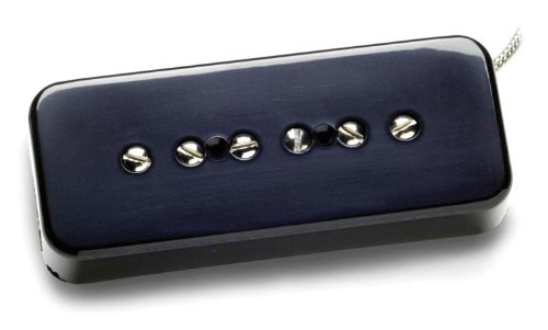 Seymour Duncan SP90-3b Custom P-90 Soapbar Bridge Pickup, Black Cover