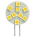 HERO-LED  SG4-9T-DW Side Pin G4 LED Disc Halogen Replacement Bulb, 1.8W, 15-20W Equal, Daylight White 5000K, 5-Pack(Not Dimmable)
