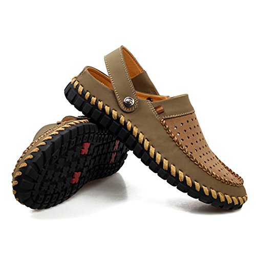 Autumn Melody Fashion Casual Breathable British Style Convenient Men Sandals (10 M US Men, khaki)