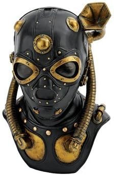 Steampunk Apocalypse Gas Mask Statue