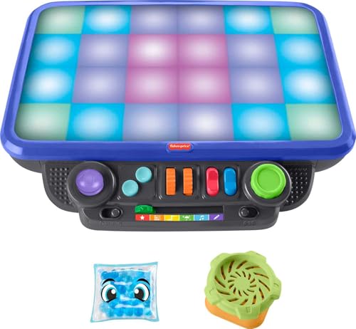 Fisher-Price Learning Toy Sensory Bright Light Station, Activity Table with Gam…