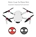 Tineer Aluminum Motor Cover Cap 4 Pieces for DJI Mavic Mini/Mini 3 Pro Drone Accessory - Dustproof,Waterproof,Scratchproof Protection Case Cover Mounts (Red)