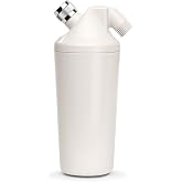 Aquasana Shower Filter | No Shower Head | Reduces 90% Chlorine | AQ-4100NSH | Dermatologist-Recommended | Soften Skin &amp; Hair | Coconut Shell Carbon | KDF Media | Use Your Own Showerhead | 10K Gal