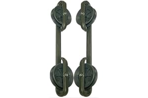 2-Pack STRATA by Ben-Mor C78590V 10" Separator Clothesline Aluminum Divider with Quiet Plastic Wheels Set of 2