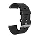ANCOOL Compatible with Fenix 2 Bands Soft Silicone Watch Bands Replacement for Fenix 2 Smartwatch (Black)