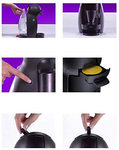 Kapsel Kaffeemaschine Schaum Büro zu Hause 1500W, 3-Gang-Steuerung, 0,6L – Bild 4