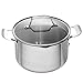 Emeril Lagasse 12 Piece Stainless Steel Cookware Set With Copper Core, Induction Compatible, Dishwasher Safe, Silver