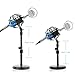 Neewer® Blue NW-1500 Desktop Broadcast & Recording Condenser Microphone with 3.5mm Male to XLR Female Cable, Adjustable Iron Desktop Mic Stand, Metal Shock Mount and Build-in Pop Filter