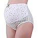 Ularmo Pregnancy Maternity Printing Pregnant Women Underwear Panties (L, green)