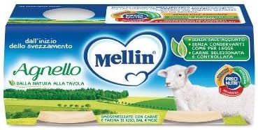 Mellin Omog Agnello 2x80g