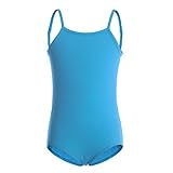 MAGIC TOWN Girls' Classic Camisole Leotard With Adjustable Straps