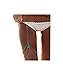 A&J. Womens Fancy Bikini Beach Triangle Turquoise Leg Chain Body Chain (Gold)